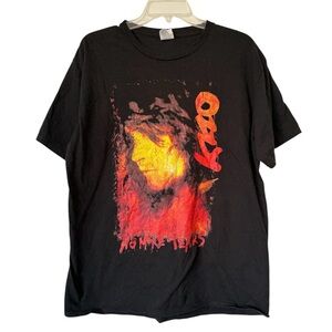 Ozzy Osbourne No More Tears T-Shirt | Gothic Rock Graphic Tee | Metalhead Large